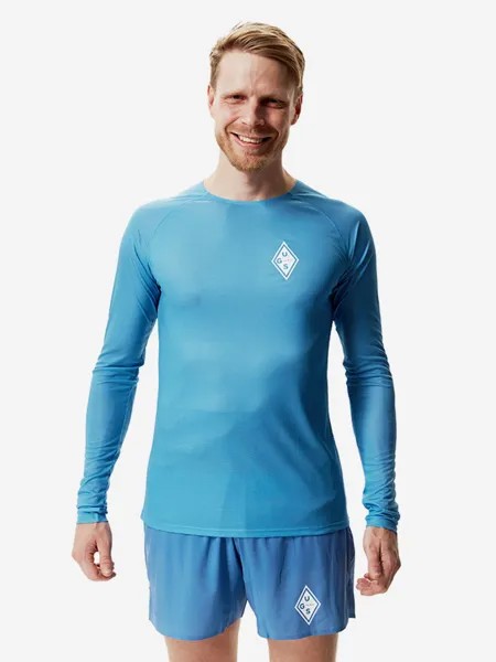 ЛОНГСЛИВ МУЖСКОЙ UGS LONG SLEEVES TEE | CYAN, Голубой