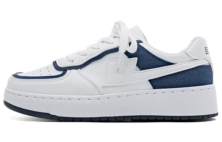 Кроссовки WARRIOR Skateboarding Shoes Unisex Low-top, белый/черный