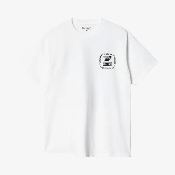 Футболка S/S Stamp State T-Shirt 'White' Carhartt WIP, белый