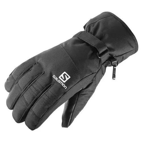 Перчатки Salomon, с утеплением, размер XL, черный