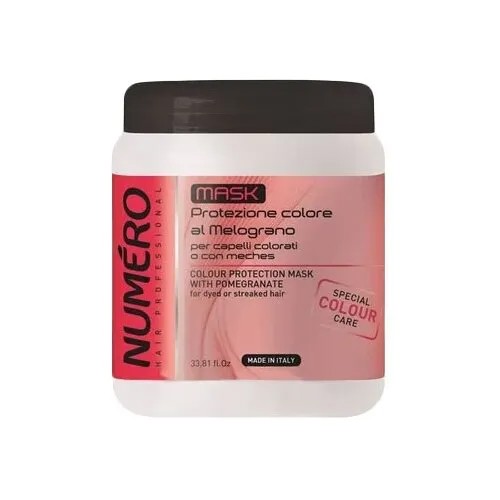 Brelil Professional Numero Маска для волос для защиты цвета с экстрактом граната, 1000 мл