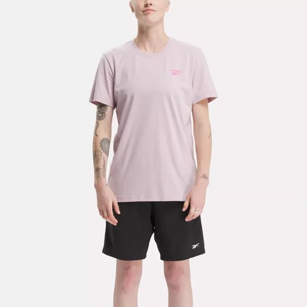 Футболка Identity Classics Reebok, пепельно-сиреневый