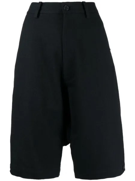 Yohji Yamamoto шорты с низким шаговым швом, черный