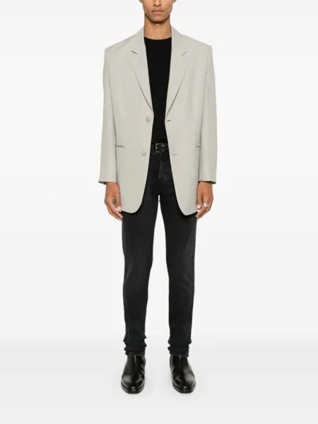7 For All Mankind джинсы с нашивкой-логотипом, черный