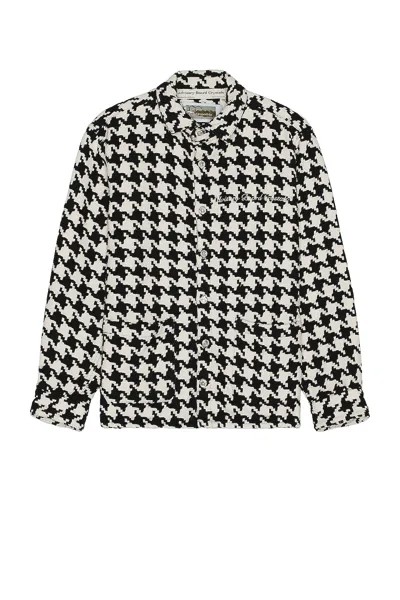 Рубашка Advisory Board Crystals Houndstooth Work, цвет Black & White