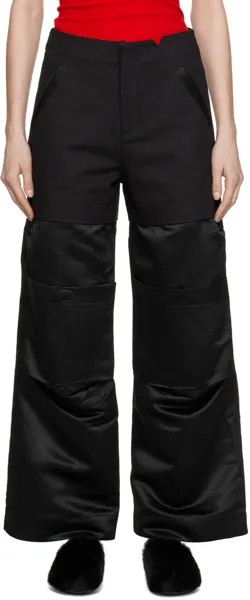 Черные брюки со вставками SPENCER BADU