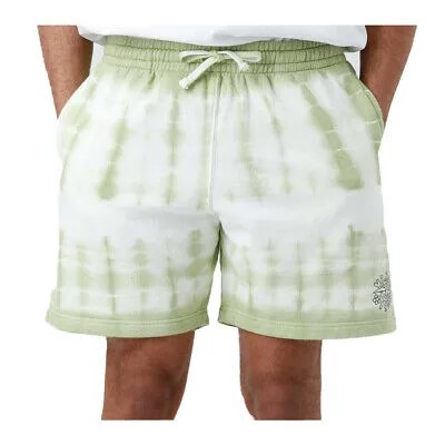 Флисовые шорты Vans Peace Of Mind (зеленый цвет морской волны/тай-дай) Повседневные короткие