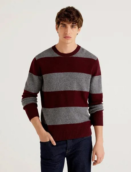 Джемпер мужской United Colors of Benetton 21A_103MK1N24 разноцветный XS