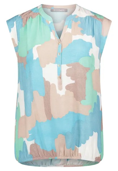 Блуза BETTY & CO mit Print, цвет Nature/Mint