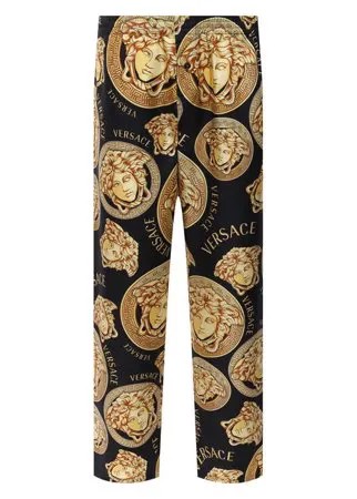 Шелковые брюки Versace