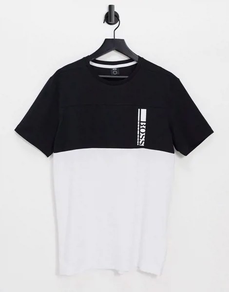 Черная футболка BOSS Athleisure 7-Черный