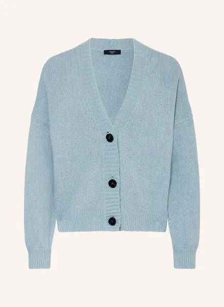 Кардиган додо с альпакой Weekend Max Mara, голубой
