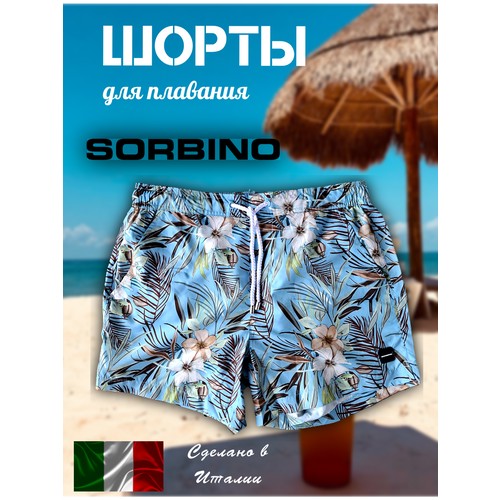 Шорты для плавания Sorbino, размер M, голубой