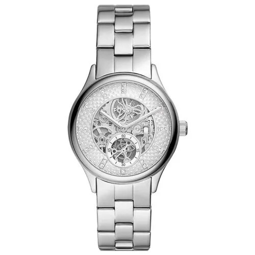 Наручные часы FOSSIL Modern Sophisticate Fossil BQ3649 женские, механические, скелетон, автоподзавод, серебряный