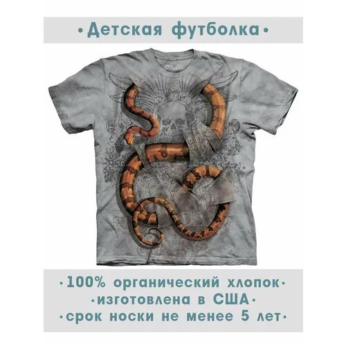 Футболка The Mountain, размер S-Y, серый