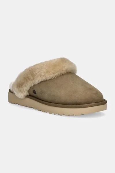 Замшевые тапочки Classic Slipper II Ugg, бежевый