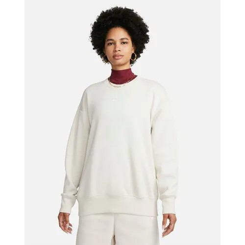 Свитшот спортивный NIKE Phoenix Fleece, размер XL, бежевый, коричневый