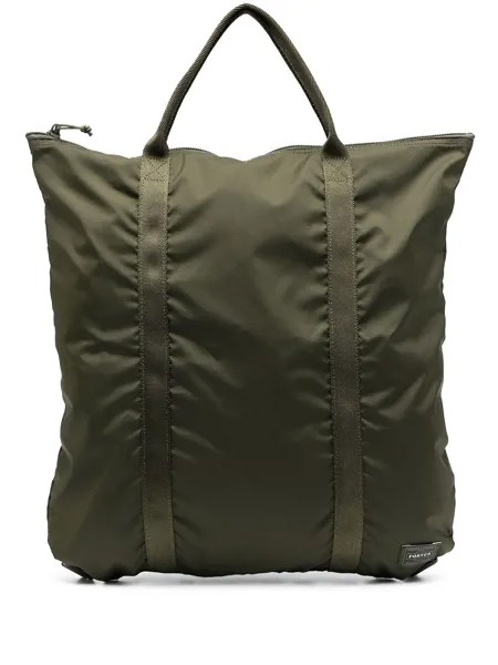 Porter-Yoshida & Co. рюкзак на молнии с нашивкой-логотипом