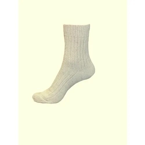 Носки Стильная шерсть, размер 23, бежевый