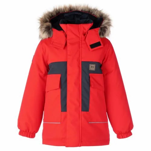 Куртка KERRY, размер 116, красный, бордовый