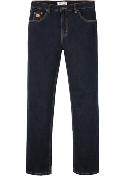 Прямые термоэластичные джинсы классического кроя John Baner Jeanswear, синий