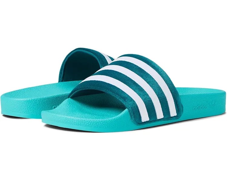 Сандалии Adidas adilette, цвет Mint Rush/White/Legacy Teal