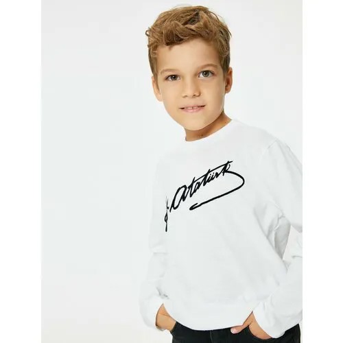 Лонгслив KOTON, размер 4-5 лет, белый