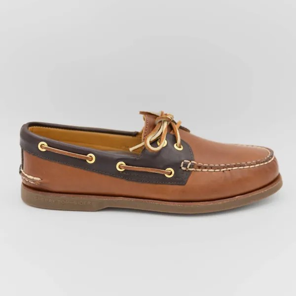Мужские топсайдеры Gold A/o 2 Eye светло-коричневого/коричневого цвета Sperry