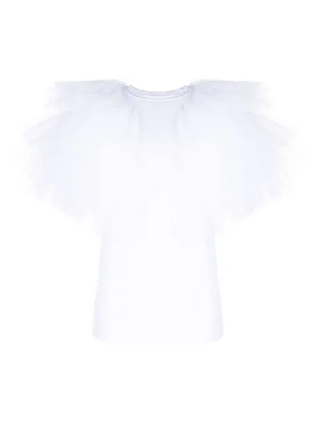 Comme Des Garçons ruffle crew-neck T-shirt