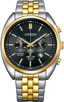 Японские наручные  мужские часы Citizen AN8214-55E. Коллекция Chronograph