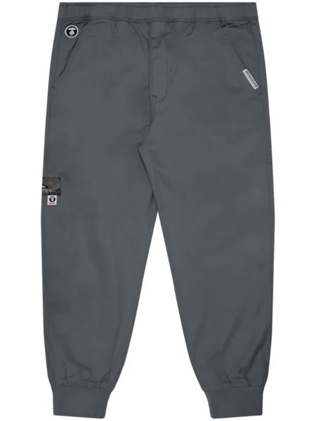 Спортивные брюки с логотипом AAPE BY *A BATHING APE, серый