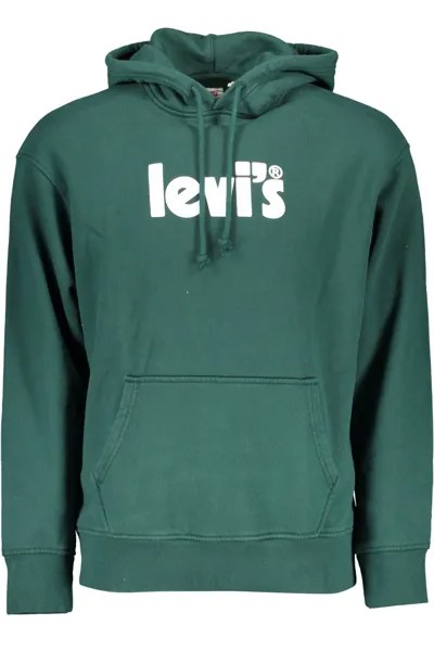 Хлопковый мужской свитер Levi's, зеленый