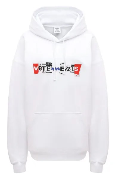 Хлопковое худи VETEMENTS