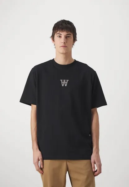 Базовая футболка ASA AA UNISEX Double A by Wood Wood, черный