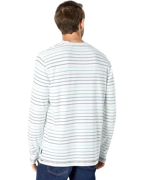 Футболка Ted Baker Wassap Long Sleeve Striped T-Shirt, белый