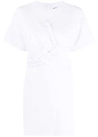 Alexanderwang.t платье-футболка с драпировкой