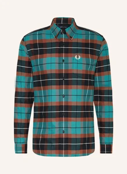 Рубашка стандартного кроя Fred Perry, зеленый