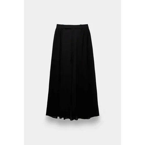 Юбка FRENKEN troop georgette skirt, размер 42, черный