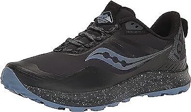 Женские туфли Saucony Peregrine Ice+3 Trail, черные/Summit, 9 B Medium US