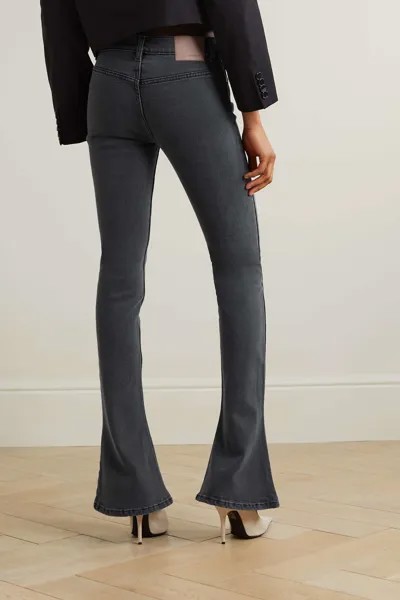 MAGDA BUTRYM Расклешенные джинсы с высокой посадкой, серый