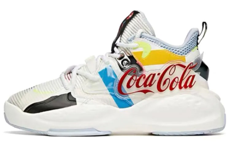 ANTA Bastard Lifestyle Shoes Women's Mid-top White/Royal/Yellow