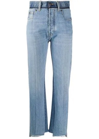 Maison Margiela джинсы с контрастными вставками