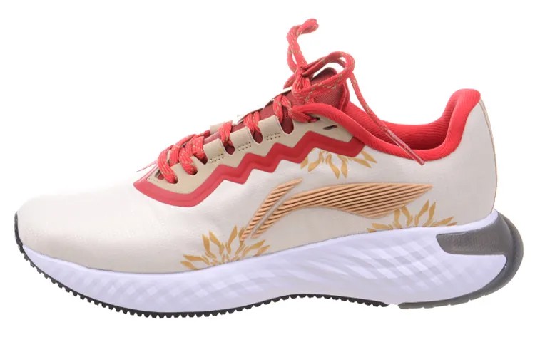LINING Arashi Lifestyle Shoes Women's Low-top Beige/Red