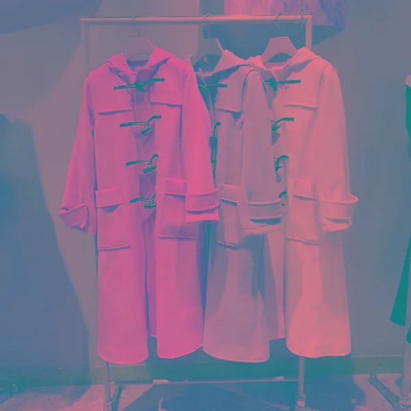 Японская осенне-зимняя одежда для женщин, однотонное пальто с капюшоном и воротником, пальто с длинными рукавами и карманами, куртка с рогов...