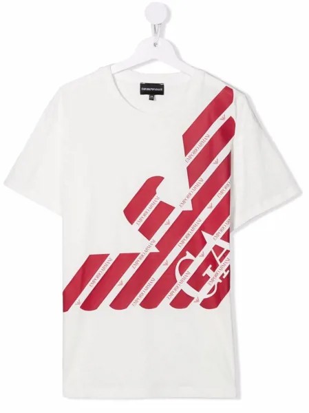 Emporio Armani Kids футболка с логотипом
