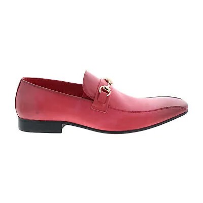 Carrucci Calf Skip Pn Loafer KS308-08B2S Мужские красные лоферы Повседневная обувь