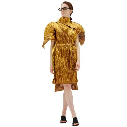 Junya Watanabe Асимметричное платье с поясом S