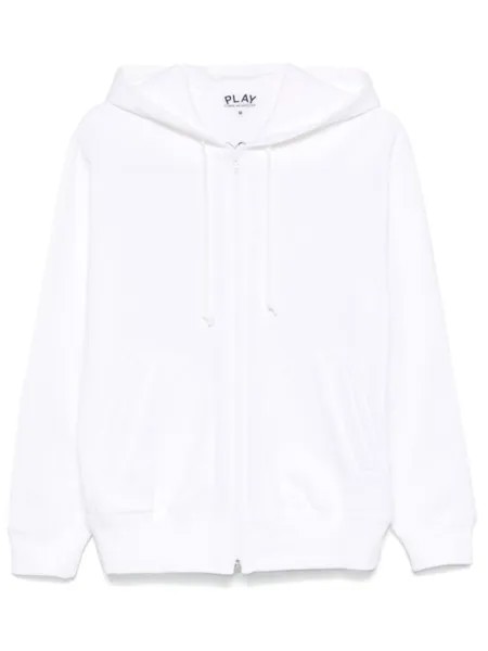 Comme Des Garçons Play худи с нашивкой, белый