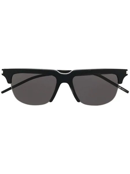 Saint Laurent Eyewear солнцезащитные очки SL420 в квадратной оправе