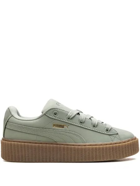 PUMA кроссовки Creeper Phatty Nubuck из коллаборации с Fenty, зеленый